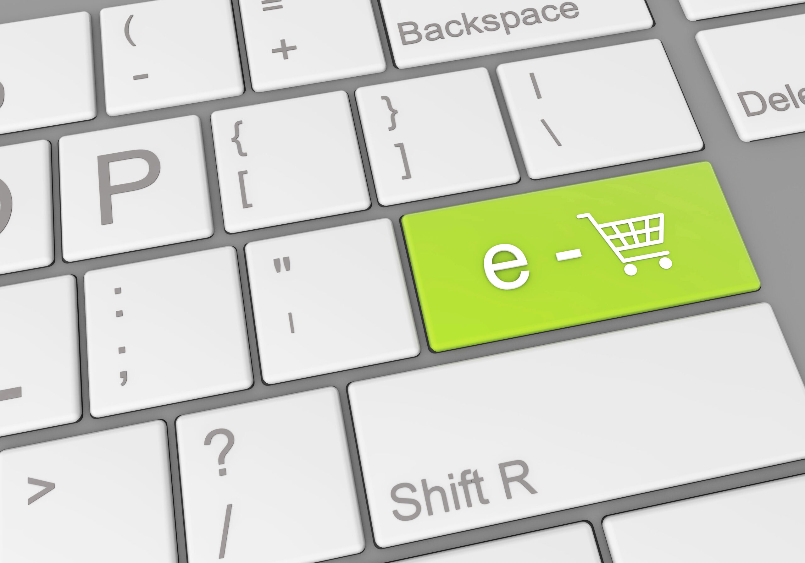 special-e-commerce-button-laptop-keyboard